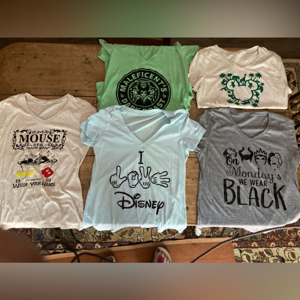 Disney shirt bundle